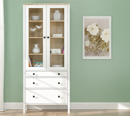 Βιβλιοθήκη 83 × 35 × 194 εκ. Wooden Λευκό GR787CDL1512