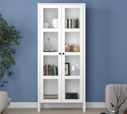 Βιβλιοθήκη 80 × 35 × 180 εκ. Wooden Λευκό GR787CDL1516