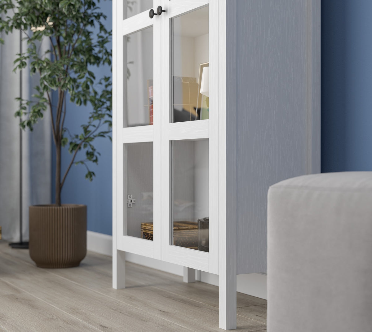 Βιβλιοθήκη 80 × 35 × 180 εκ. Wooden Λευκό GR787CDL1516