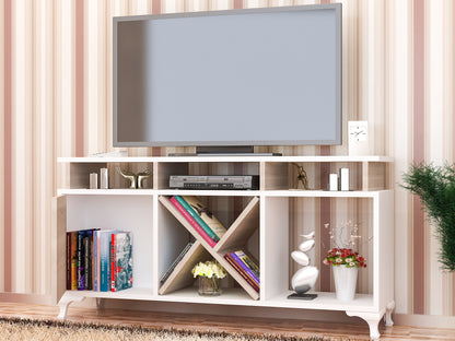 Έπιπλο Τηλεόρασης TV Βάση Σύνθεση Λευκό Cordoba | 788DEC3028