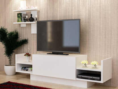 Έπιπλο Τηλεόρασης TV Βάση Σύνθεση Λευκό | 788DEC3034