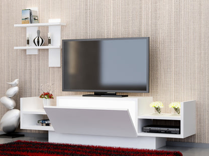 Έπιπλο Τηλεόρασης TV Βάση Σύνθεση Λευκό | 788DEC3034