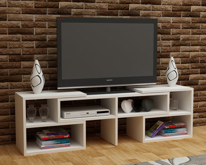 Έπιπλο Τηλεόρασης TV Βάση Σύνθεση Λευκό | 788DEC3036