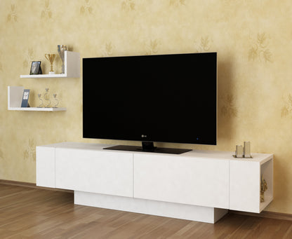 Έπιπλο Τηλεόρασης TV Βάση Σύνθεση Λευκό | 788DEC3040