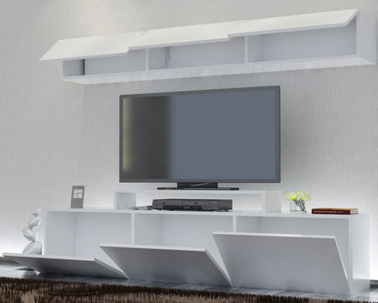 Έπιπλο Τηλεόρασης TV Βάση Σύνθεση Λευκό | 788DEC3049