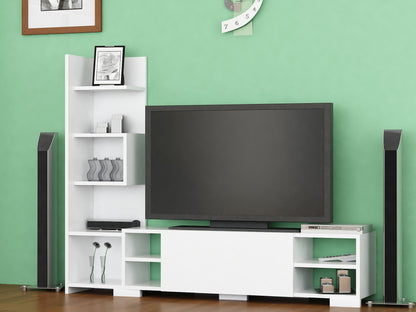 Έπιπλο Τηλεόρασης TV Βάση Σύνθεση Λευκό | 788DEC3059