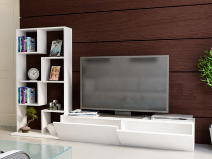 Έπιπλο Τηλεόρασης TV Βάση Σύνθεση Λευκό | 788DEC3081