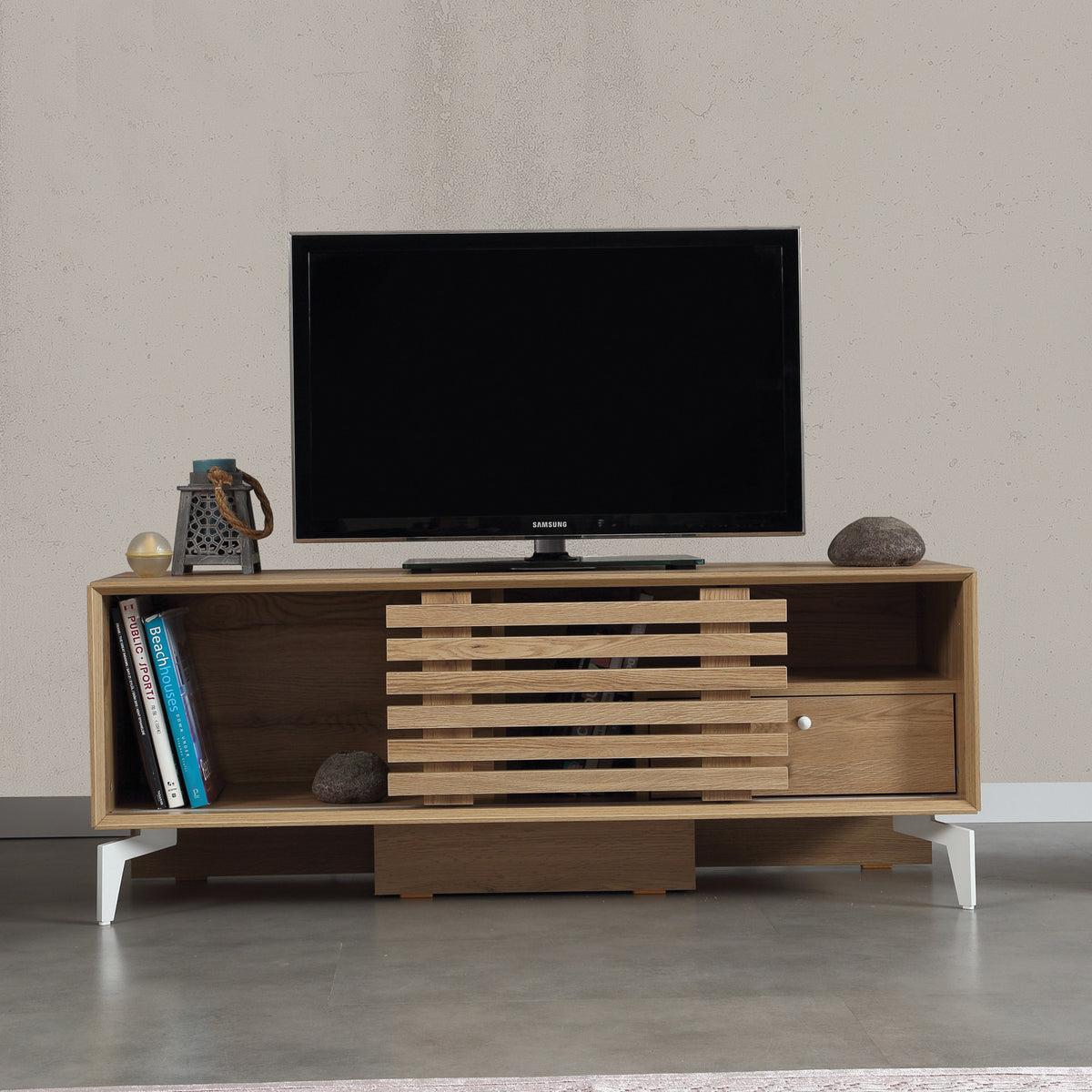 Έπιπλο Τηλεόρασης TV Βάση Σύνθεση Δρυς | 801CMY3006