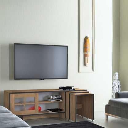 Έπιπλο Τηλεόρασης TV Βάση Σύνθεση Δρυς | 801CMY3014