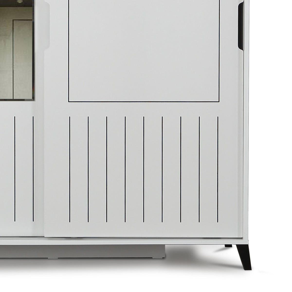 Ντουλάπα 160x216x60 εκ Λευκό 801CMY3413