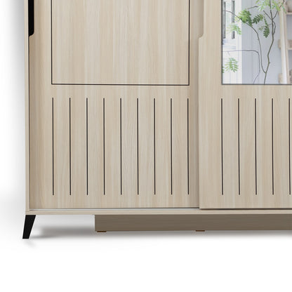 Ντουλάπα 170x216x60 εκ Δρυς 801CMY3428