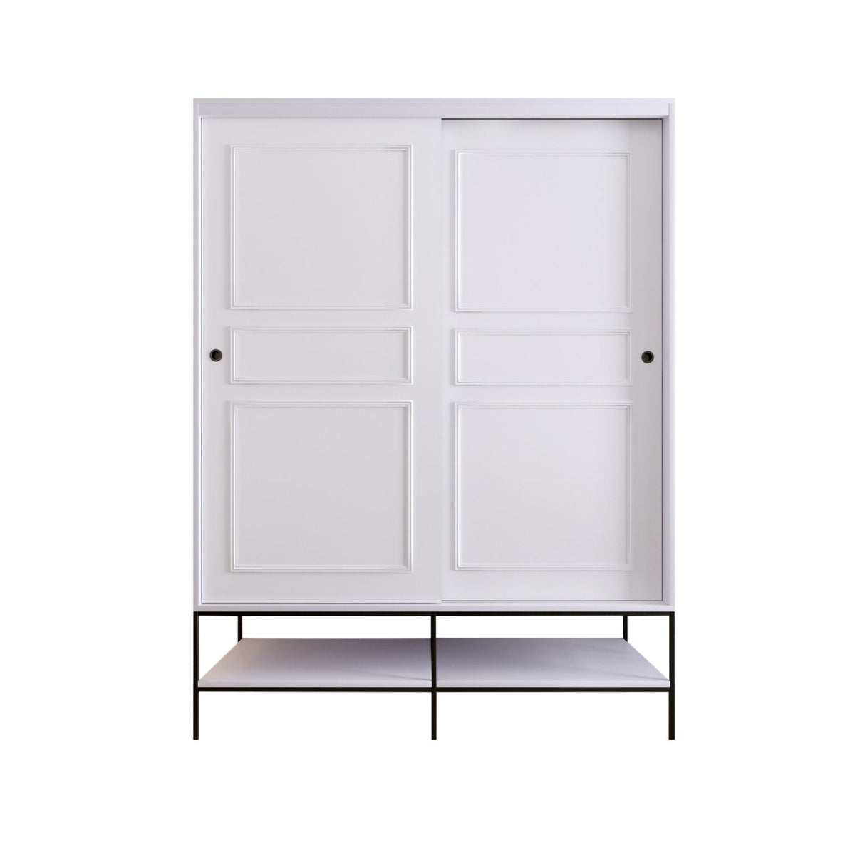 Ντουλάπα 150x200x57 εκ Λευκό 801CMY3441