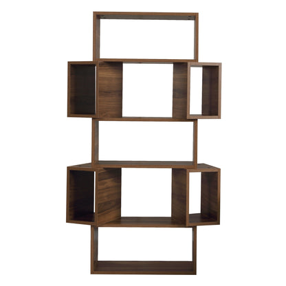 Βιβλιοθήκη 84 × 30 × 160 εκ. Καρυδί GR801CMY3602