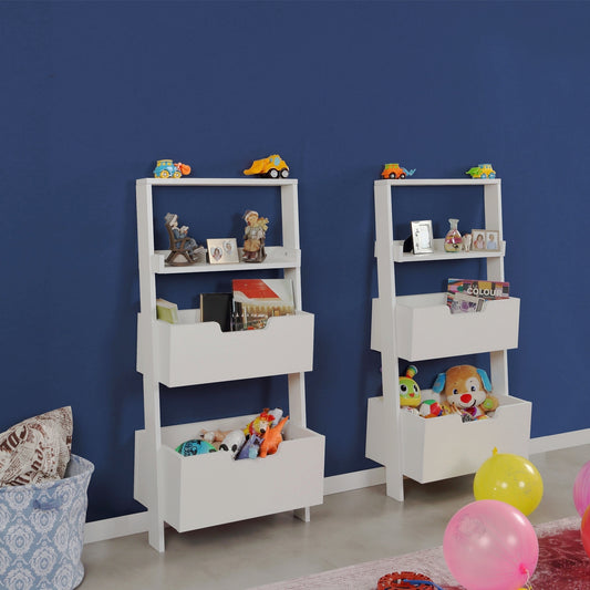 Βιβλιοθήκη 59 × 35 × 120 εκ. Λευκό GR801CMY3610