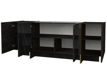 Μπουφές Μαύρο
Χρυσό 180x46,6x75,5cm | 804TRH3522