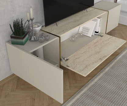 Έπιπλο Τηλεόρασης TV Βάση Σύνθεση Travertine Sandstone | 804TRH4919