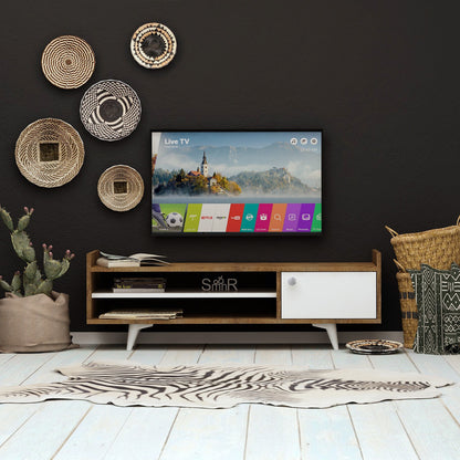 Έπιπλο Τηλεόρασης TV Βάση Σύνθεση Δρυς Λευκό | 811MDD3008