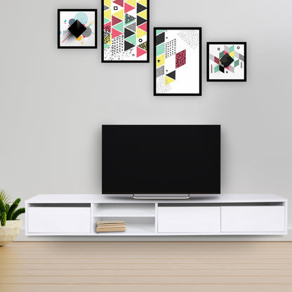 Έπιπλο Τηλεόρασης TV Βάση Σύνθεση Λευκό | 811MDD3019