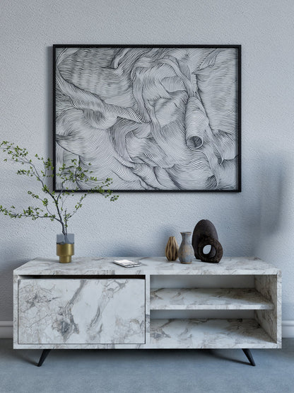 Έπιπλο Τηλεόρασης TV Βάση Σύνθεση Ephesus Marble | 811MDD3024