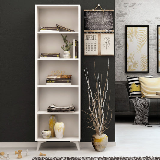 Βιβλιοθήκη 50 × 25 × 162 εκ. Λευκό GR811MDD3602