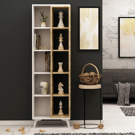 Βιβλιοθήκη 50 × 25 × 162 εκ. Λευκό GR811MDD3603