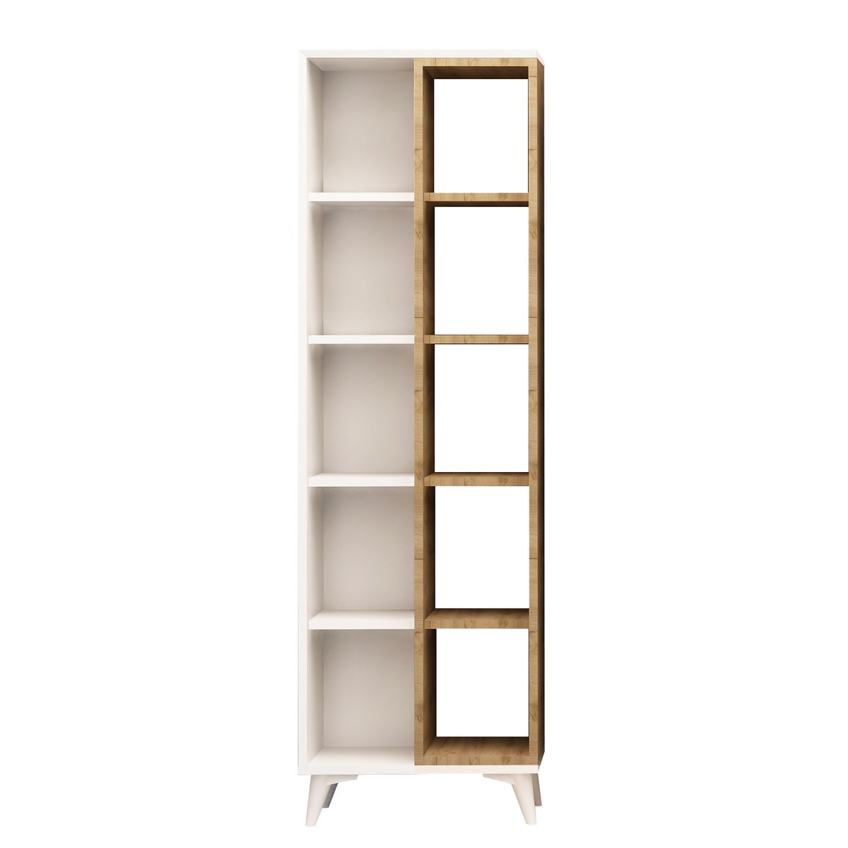 Βιβλιοθήκη 50 × 25 × 162 εκ. Λευκό GR811MDD3603