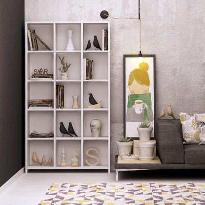 Βιβλιοθήκη 90 × 25 × 160 εκ. Λευκό GR811MDD3605