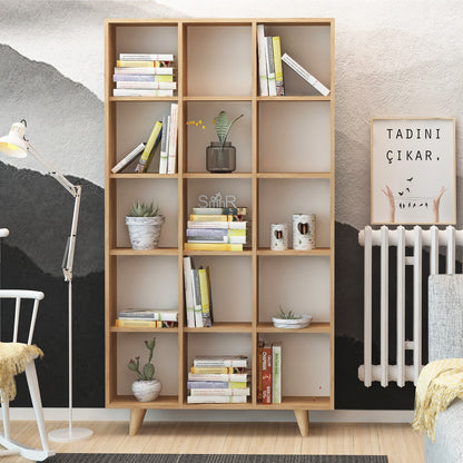 Βιβλιοθήκη 100 × 25 × 184 εκ. Δρυς GR811MDD3607