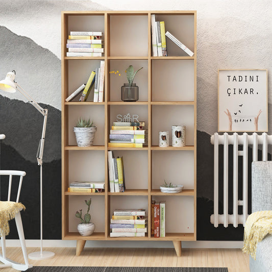 Βιβλιοθήκη 100 × 25 × 184 εκ. Δρυς GR811MDD3607