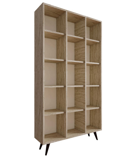 Βιβλιοθήκη 100 × 25 × 184 εκ. Travertine GR811MDD3610