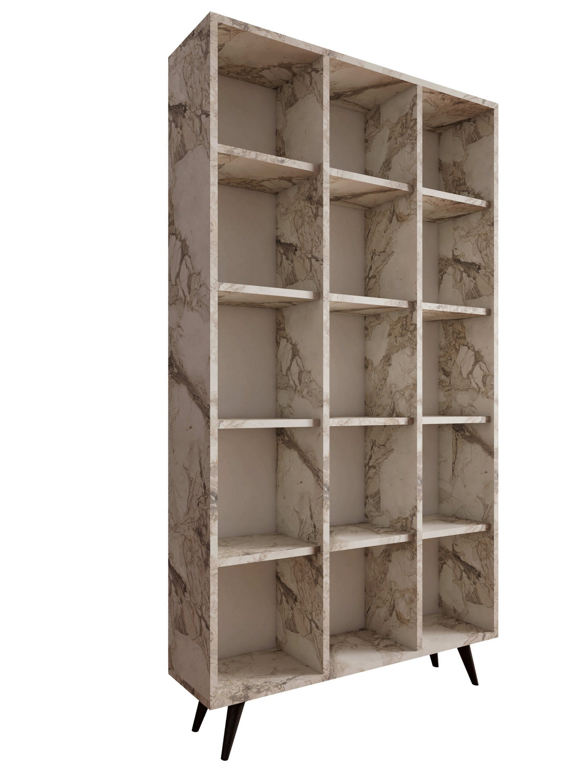 Βιβλιοθήκη 100 × 25 × 184 εκ. Δρυς GR811MDD3611