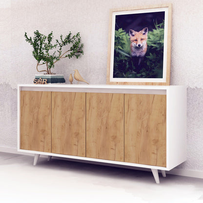 Μπουφές Δρυς
Λευκό 140x40x86cm | 811MDD3912