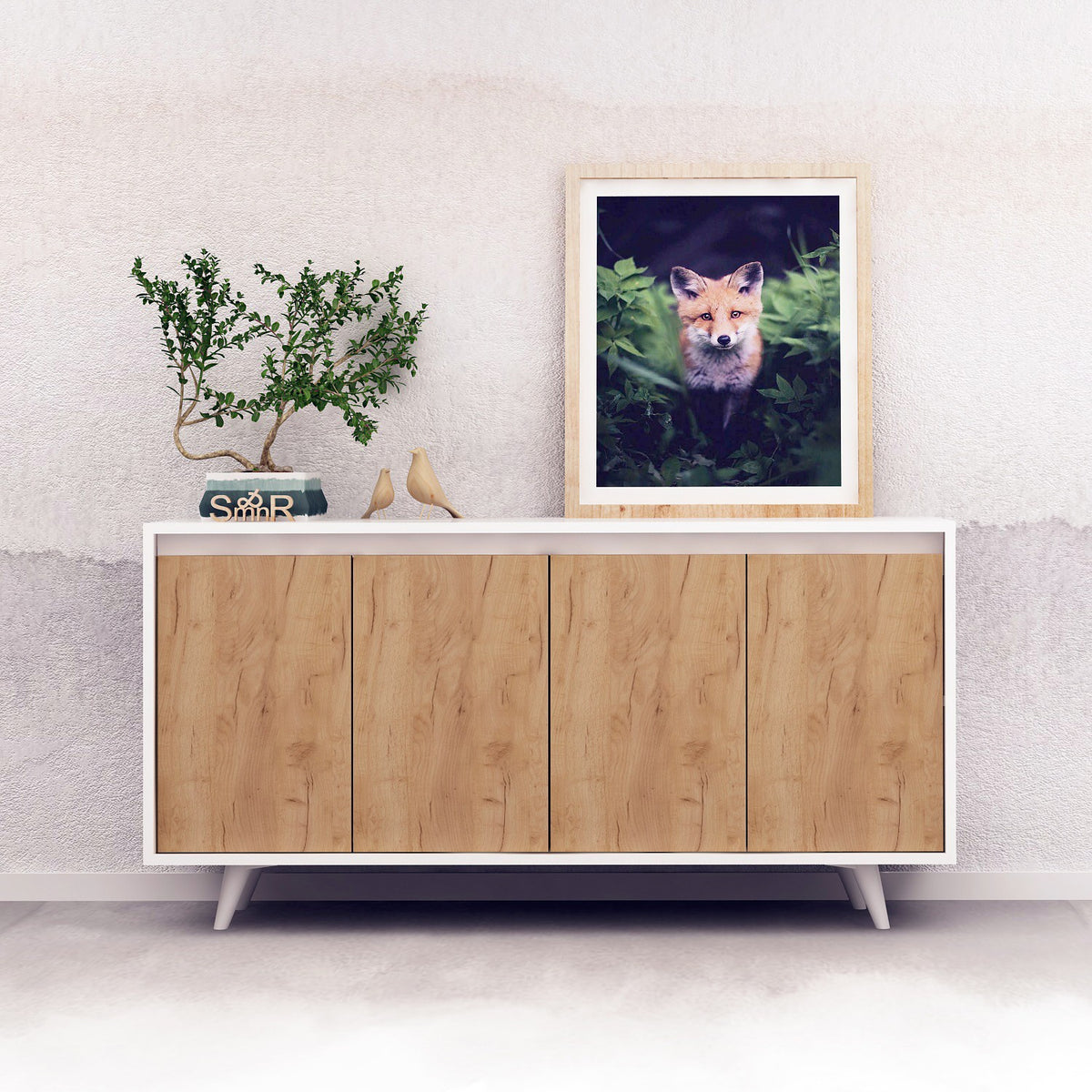 Μπουφές Δρυς
Λευκό 140x40x86cm | 811MDD3912
