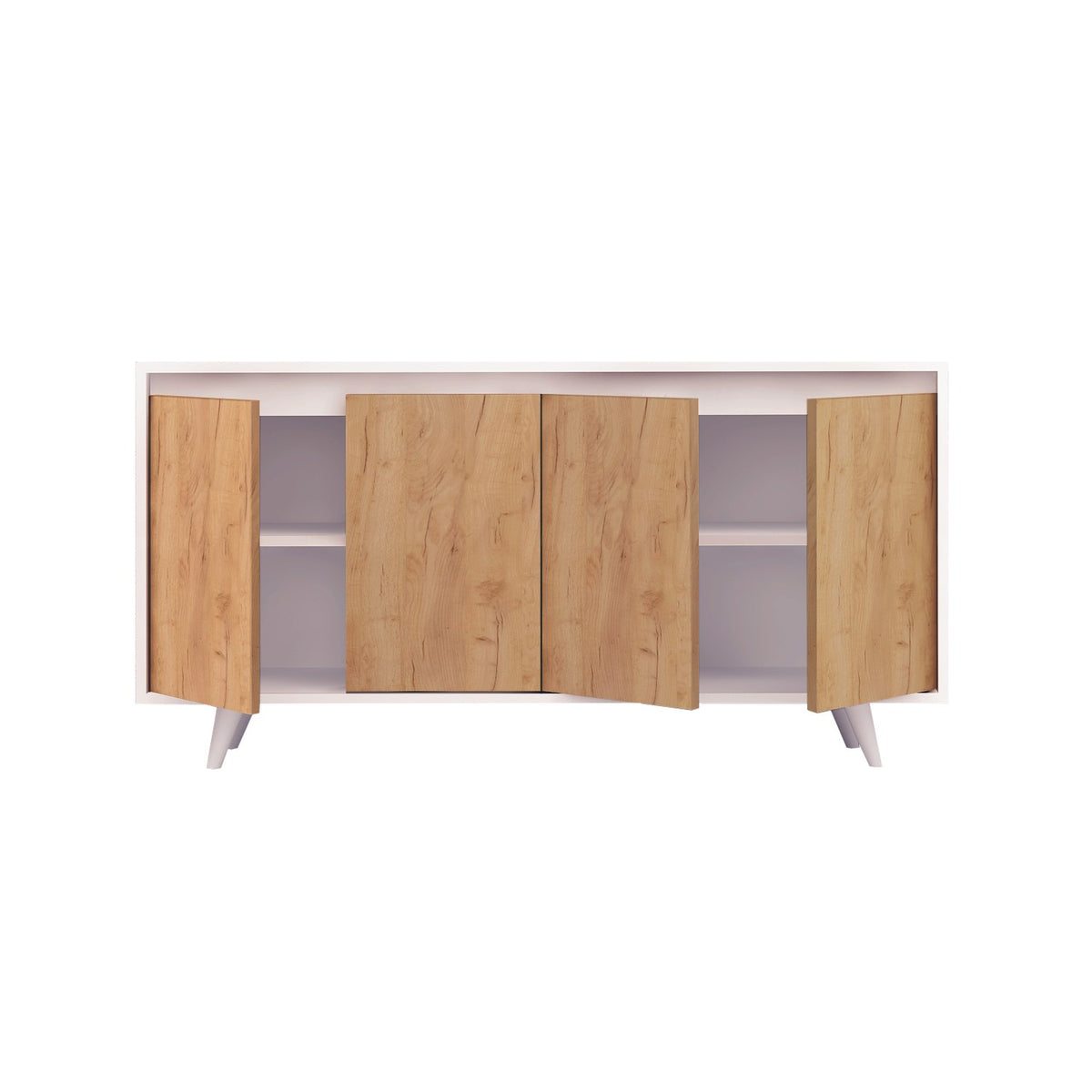 Μπουφές Δρυς
Λευκό 140x40x86cm | 811MDD3912