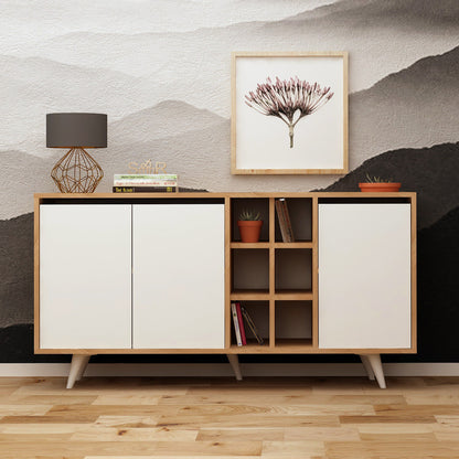Μπουφές Δρυς
Λευκό 140x40x86cm | 811MDD3913