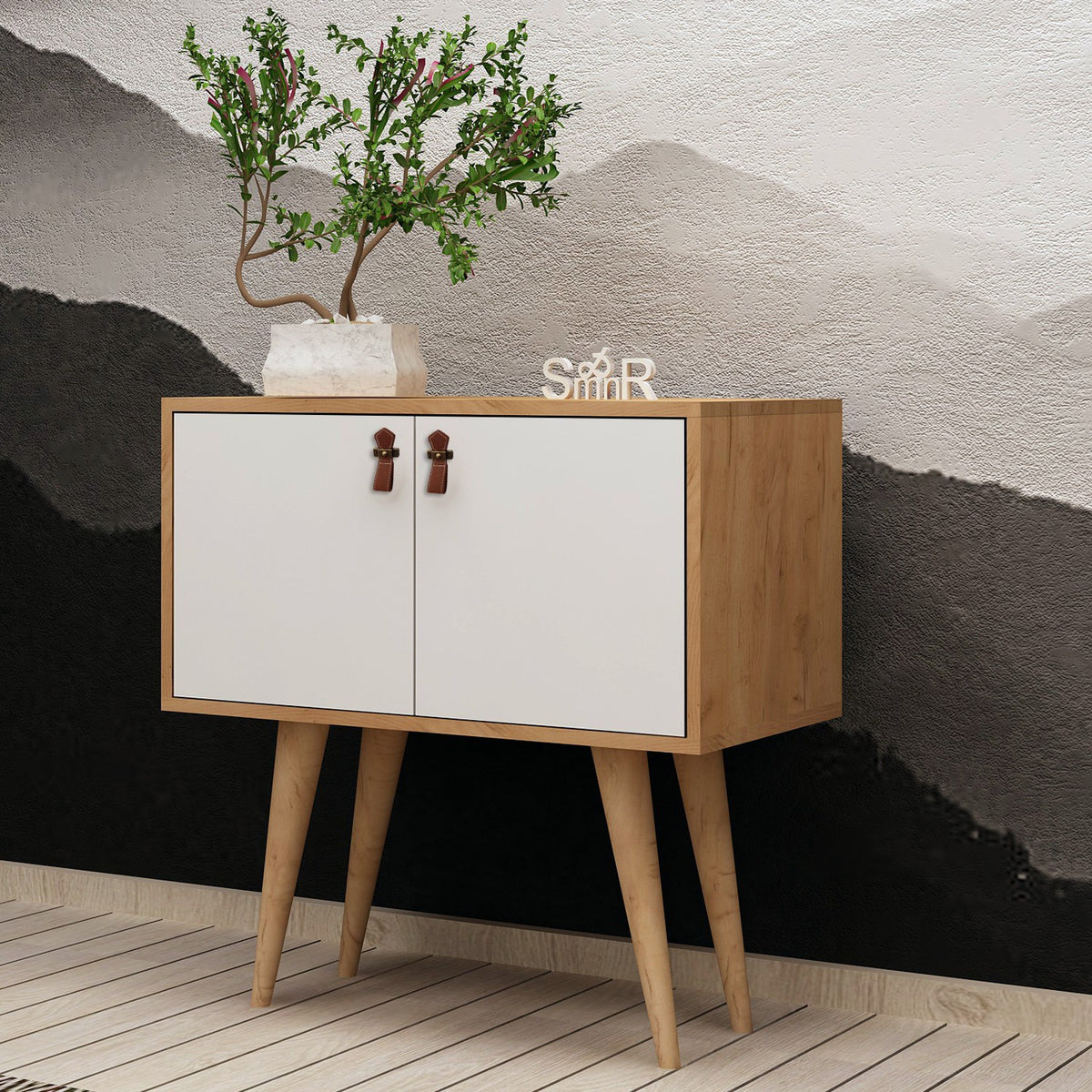 Μπουφές Δρυς
Λευκό 80x40x80cm | 811MDD3915