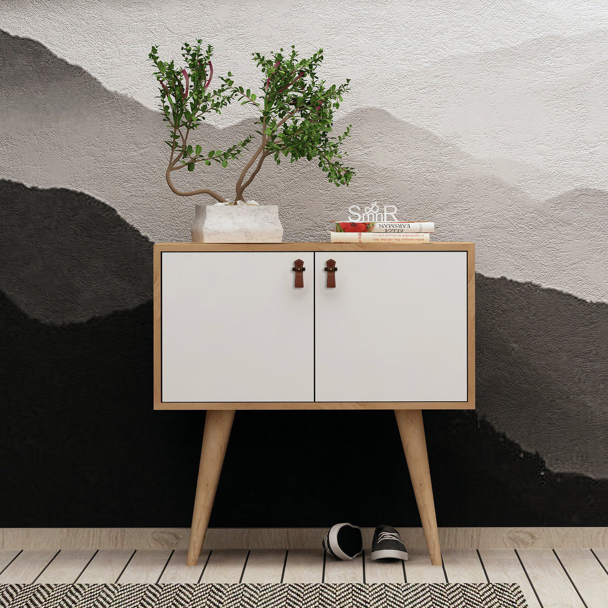 Μπουφές Δρυς
Λευκό 80x40x80cm | 811MDD3915
