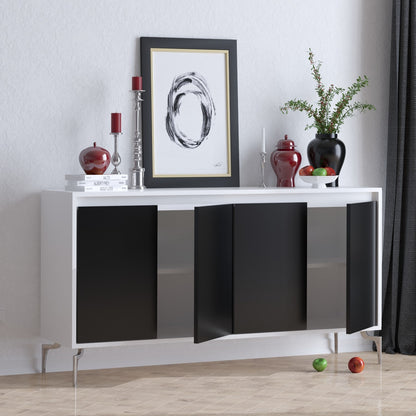 Μπουφές Μαύρο
Λευκό 140x40x94cm | 811MDD4118