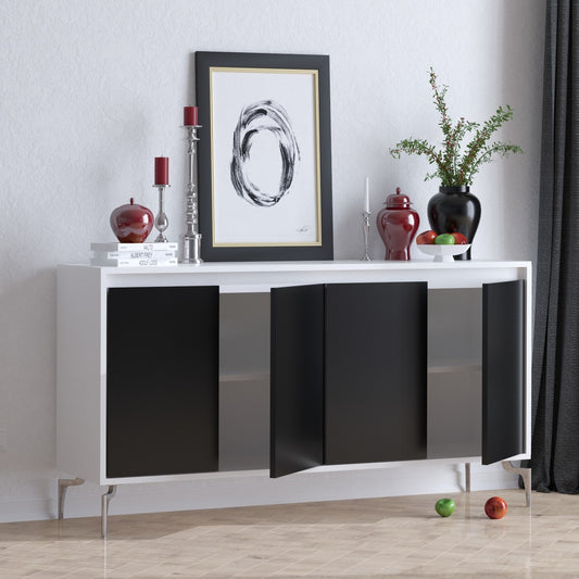 Μπουφές Μαύρο
Λευκό 140x40x94cm | 811MDD4118