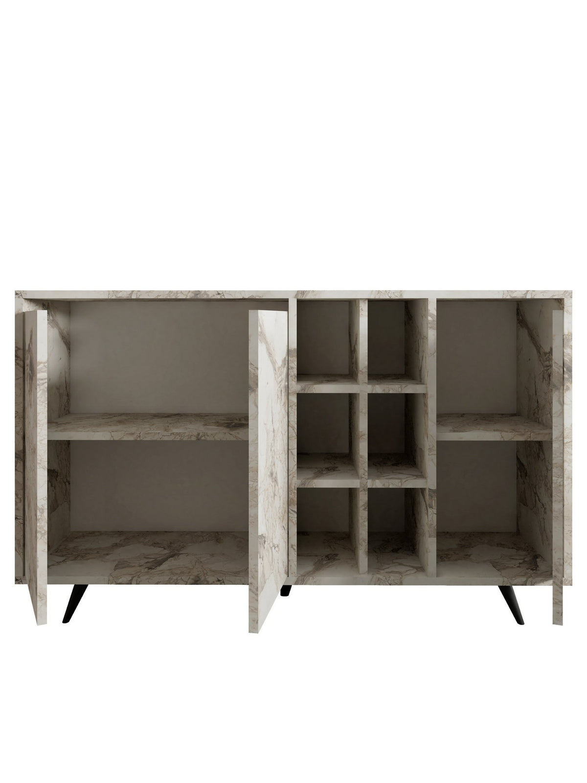 Μπουφές Ephesus Μάρμαρο 140x40x86cm | 811MDD4155