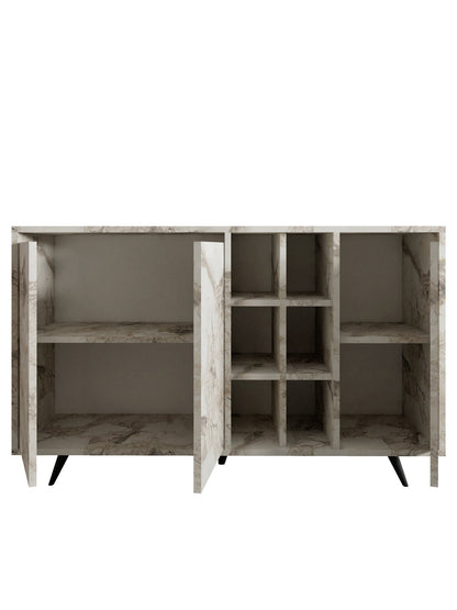 Μπουφές Ephesus Μάρμαρο 140x40x86cm | 811MDD4155