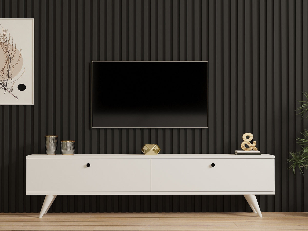 Έπιπλο Τηλεόρασης TV Βάση Σύνθεση Λευκό | 835PUQ3020