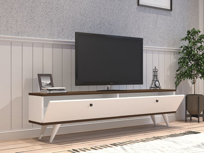 Έπιπλο Τηλεόρασης TV Βάση Σύνθεση Λευκό walnut | 835PUQ3021