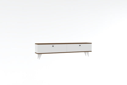 Έπιπλο Τηλεόρασης TV Βάση Σύνθεση Λευκό walnut | 835PUQ3021