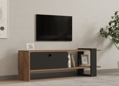 Έπιπλο Τηλεόρασης TV Βάση Σύνθεση Δρυς Ανθρακί | 835PUQ3030