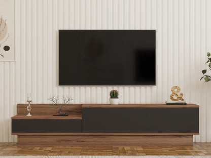 Έπιπλο Τηλεόρασης TV Βάση Σύνθεση Atlantic Pine Ανθρακί | 835PUQ3046