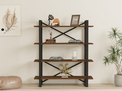 Βιβλιοθήκη 106 × 33 × 120 εκ. Καρυδί GR835PUQ3608