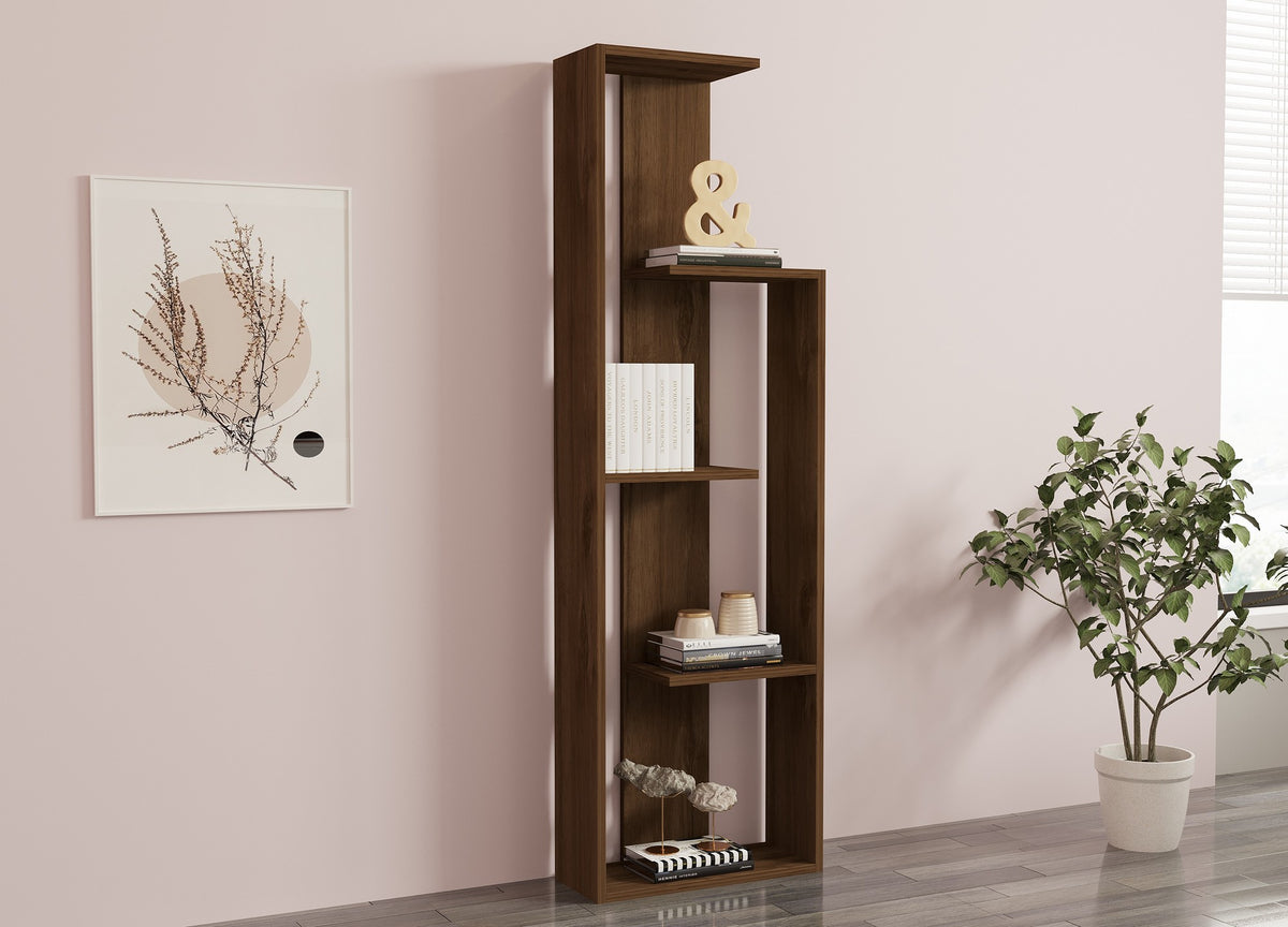 Βιβλιοθήκη 50 × 19,6 × 160 εκ. Καρυδί GR835PUQ3630