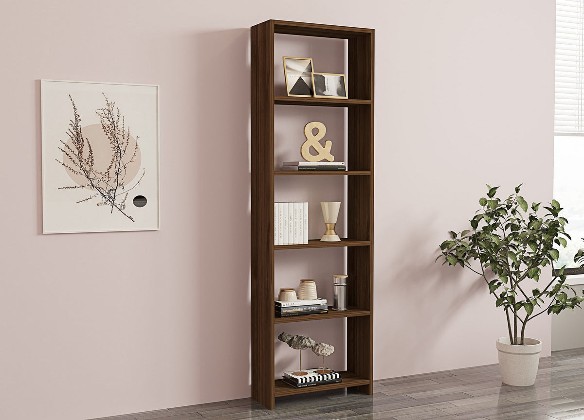 Βιβλιοθήκη 50 × 19,6 × 160 εκ. Καρυδί GR835PUQ3633