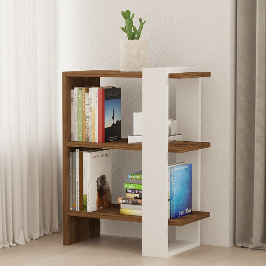Βιβλιοθήκη 51,8 × 25 × 70 εκ. Καρυδί Λευκό GR835PUQ3635